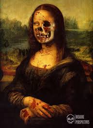 skeletal mona lisa